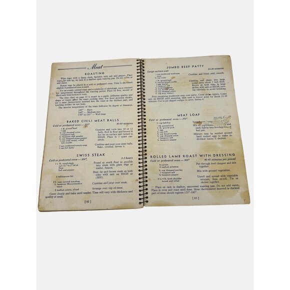Vintage Universal Speedliner Electric Ranges Instruction & Recipe Book Cookbook - Picture 7 of 8